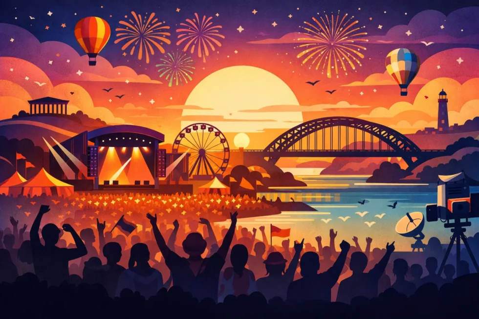 Radio 1 Big Weekend 2026 takes place in Sunderland on 22–24 May. Full lineup, ticket prices, festival dates, BBC broadcast coverage and visitor rules for the UK’s biggest Radio 1 music event.