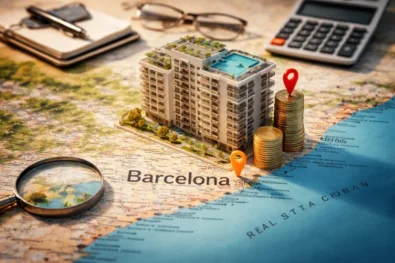 Discover the 2026 property prices in Barcelona vs. Catalonia's coast. Compare costs per m&sup2;, taxes, and rental yields in Eixample, Costa Brava, and Costa Dorada.
