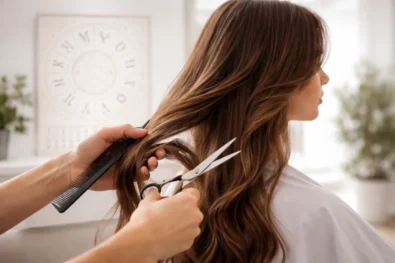 Lunar Haircut Calendar April 2026 UK: Discover the best dates for growth, volume, and color. Expert tips for all zodiac signs and hair health strategies for the spring season in London.