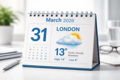 London Weather Forecast: March 31, 2026 | Mild Spring Day