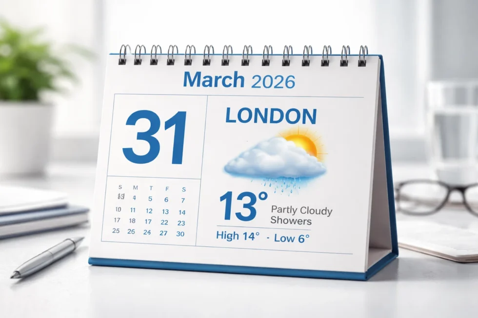 London Weather Forecast: March 31, 2026 | Mild Spring Day