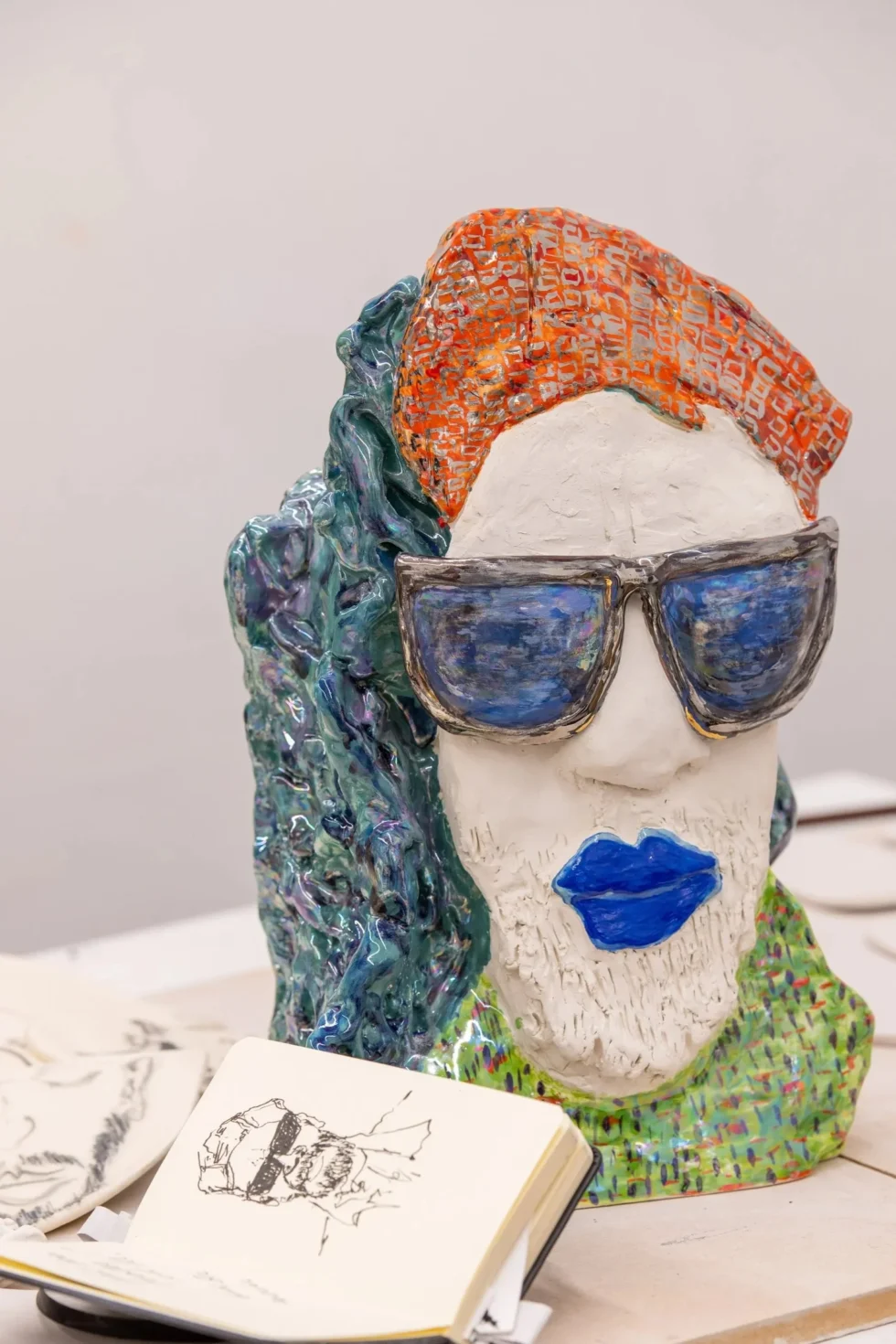 Kimberley Gundle presents free London exhibition My Head Is a Fairground at Long & Ryle Gallery Pimlico from 16 April to 15 May 2026, featuring ceramics, drawings and sculptural works