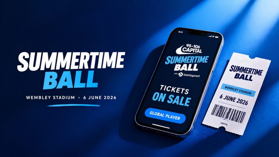 Summertime Ball tickets 2026 go live via Global Player as Capital Summertime Ball returns to Wembley. Full line-up, prices, presale access and how to secure tickets quickly.