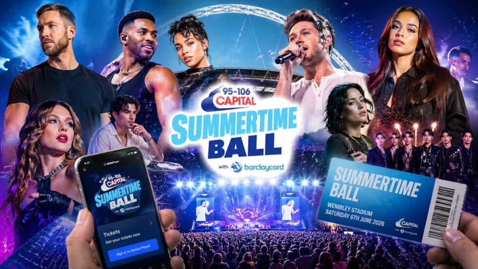 Summertime Ball tickets 2026 go live via Global Player as Capital Summertime Ball returns to Wembley. Full line-up, prices, presale access and how to secure tickets quickly.