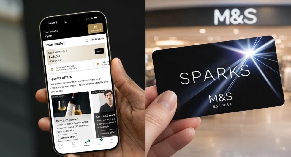 Marks & Spencer unveils its transformed Sparks loyalty programme, replacing points with real cash rewards, a new digital wallet, AI personalisation, and a first-ever Virgin Red partnership. Full details inside.
