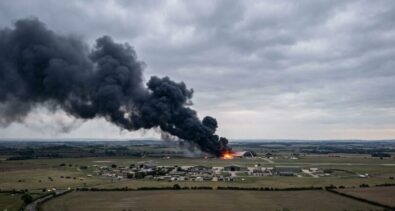 US Air Force Fairford fire: Blaze at UK base for Iran war