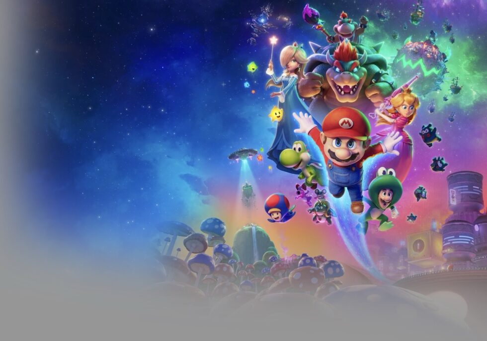 Super Mario Galaxy Movie leads box office with $69m second weekend, reaching $629m globally in 12 days as 2026 cinema market rebounds, with You, Me and Tuscany opening at $8m.