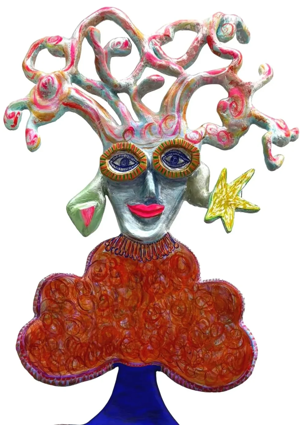 Kimberley Gundle presents free London exhibition My Head Is a Fairground at Long & Ryle Gallery Pimlico from 16 April to 15 May 2026, featuring ceramics, drawings and sculptural works