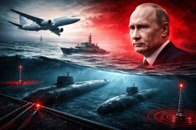 UK exposes covert Russian submarine operation near Atlantic cables as Defence Secretary John Healey warns Vladimir Putin of serious consequences amid rising hybrid warfare risks