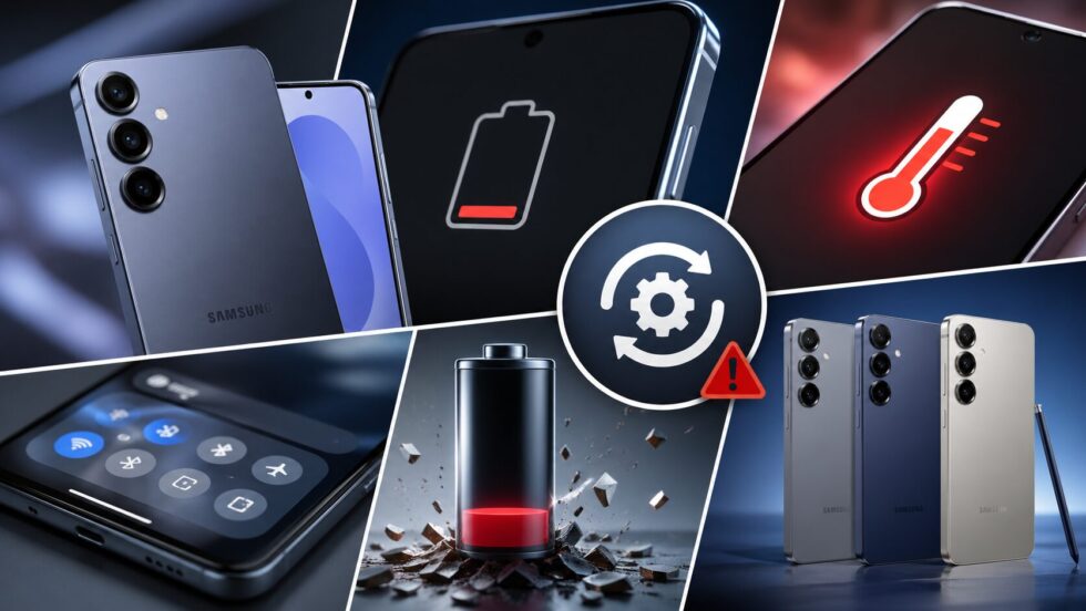 Samsung Galaxy S25 update issue sparks battery drain and overheating reports after April 2026 patch, with Galaxy S24 also affected. Users report rapid power loss, while Samsung has yet to confirm fix or cause.