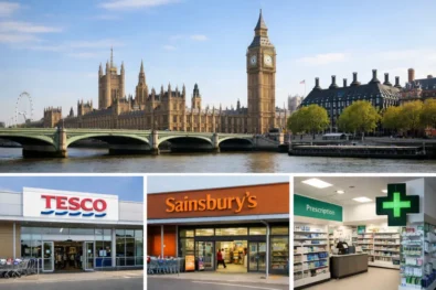 Tesco opening times Easter 2026 Westminster London: what is open today, Sunday closures, pharmacies, Primark and exact addresses in central London guide