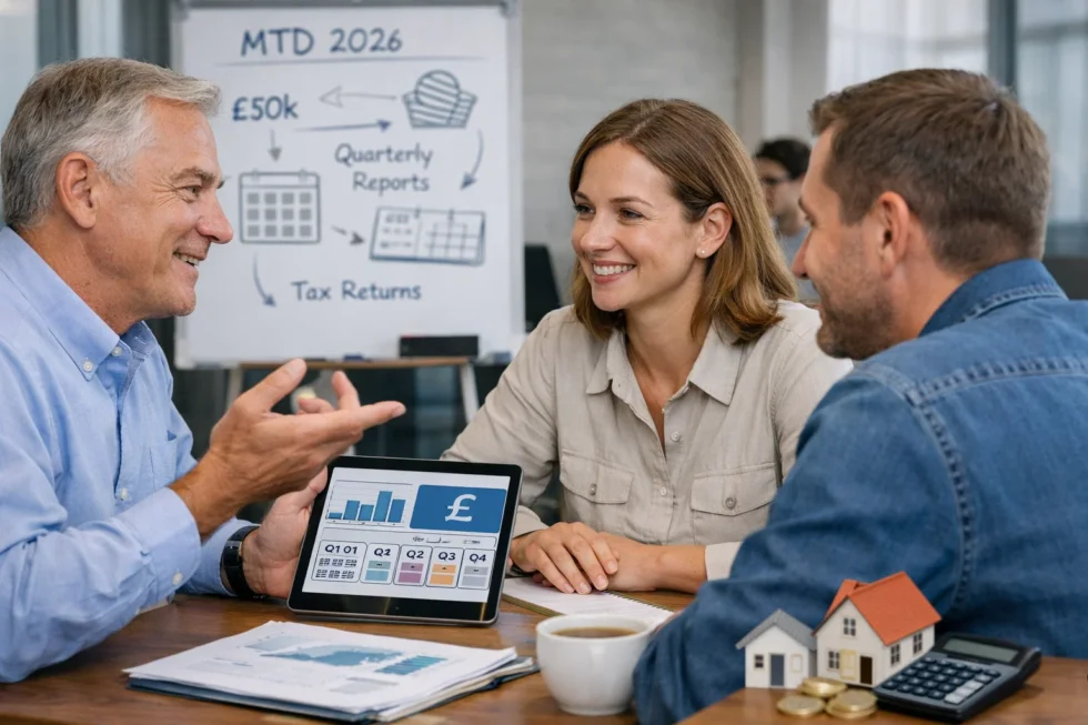 HMRC £50,000 MTD rule explained: who must comply from April 2026, how quarterly reporting works, what changes for sole traders and landlords, and why payments stay unchanged