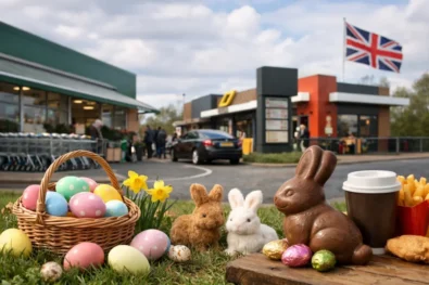 Easter Monday London opening times today: Tesco, Aldi, Waitrose, Asda and McDonald&rsquo;s open across London with reduced hours, store-by-store variation and time-sensitive access