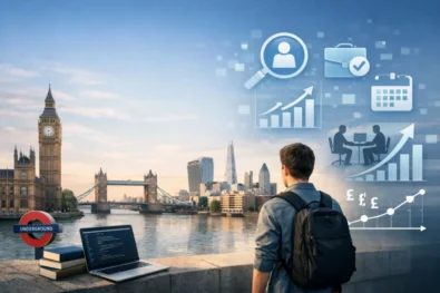 London IT 2026: how to start IT career in London without a degree, best courses for beginners, real job outcomes, junior salaries and timeline to first job.
