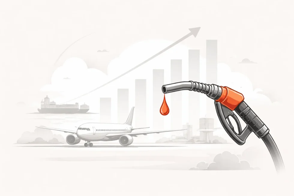 Fuel prices surge as jet fuel price impact airlines drives global flight cuts, rising fares and supply risks linked to Strait of Hormuz disruption and tightening markets.
