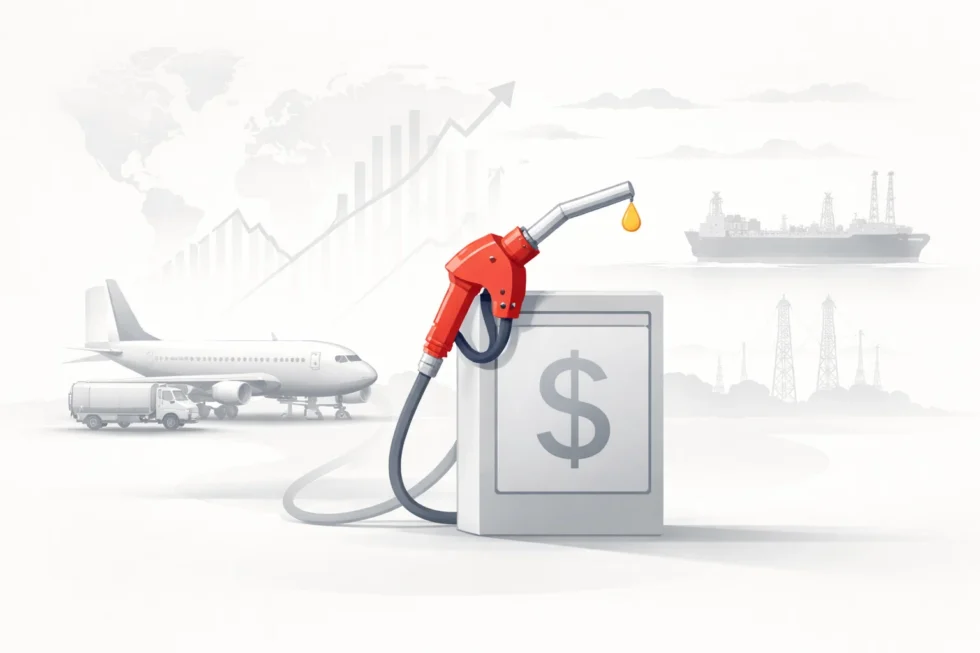 Fuel prices surge as jet fuel price impact airlines drives global flight cuts, rising fares and supply risks linked to Strait of Hormuz disruption and tightening markets.