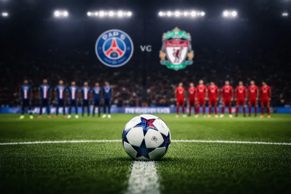 PSG v Liverpool on 8 April 2026 brings team news, line-ups, TV channel details and Arne Slot reaction as Liverpool face PSG pressure after Manchester City defeat in Champions League clash.