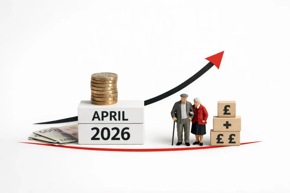 State pension rises 4.8% in UK from April 2026 as 12 million pensioners receive up to £575 more under Triple Lock, with Pension Credit and benefits increasing across the system