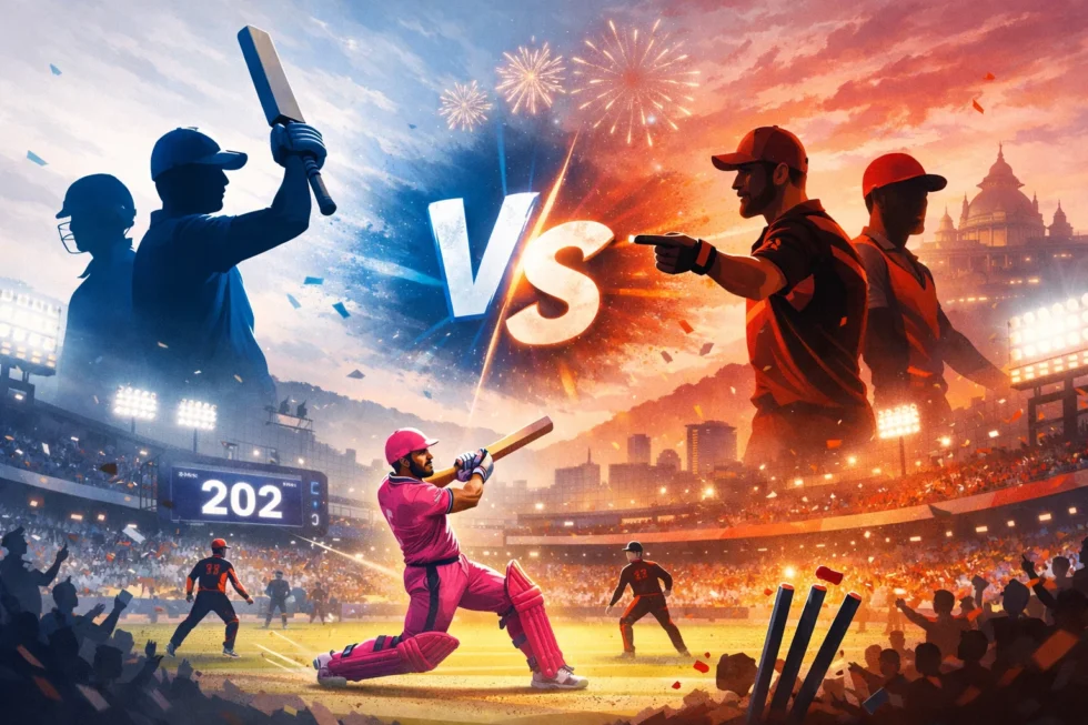 RR vs RCB LIVE Score IPL 2026: Vaibhav Sooryavanshi 78 off 26 shocks RCB as Rajasthan Royals chase 202 in Guwahati, Patidar 63 and Iyer cameo set 201