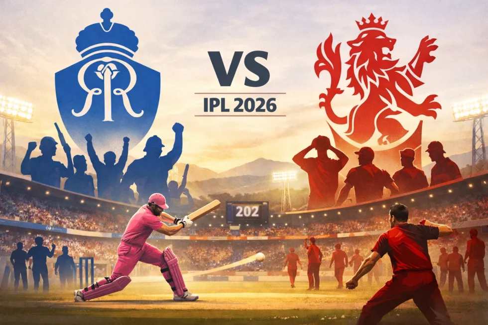 RR vs RCB LIVE Score IPL 2026: Vaibhav Sooryavanshi 78 off 26 shocks RCB as Rajasthan Royals chase 202 in Guwahati, Patidar 63 and Iyer cameo set 201