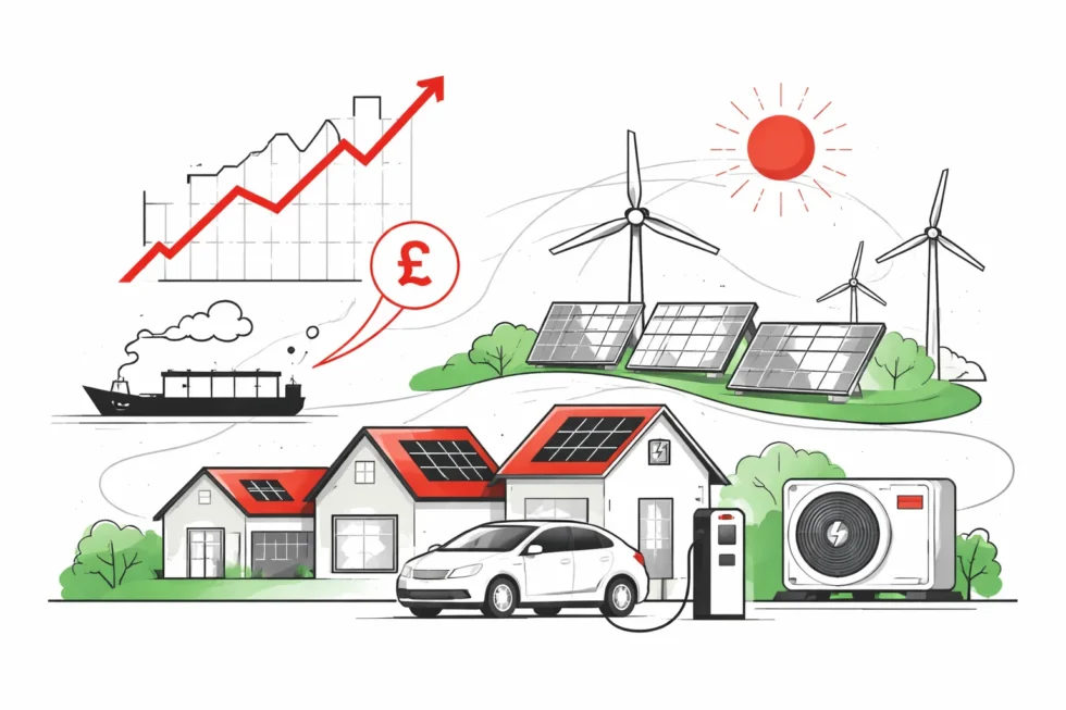 What is known about Energy demand surge UK as homes switch to green energy and bills rise amid Iran war