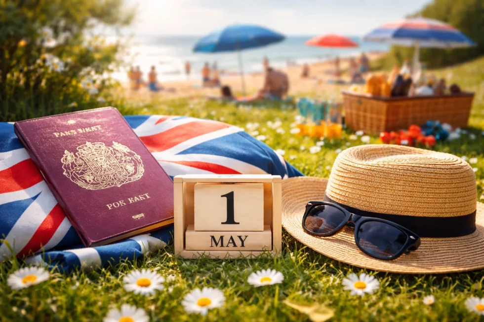 May bank holiday 2026 UK dates confirmed with full calendar for England, Scotland and Northern Ireland, including substitute holidays, long weekends and travel impact across London