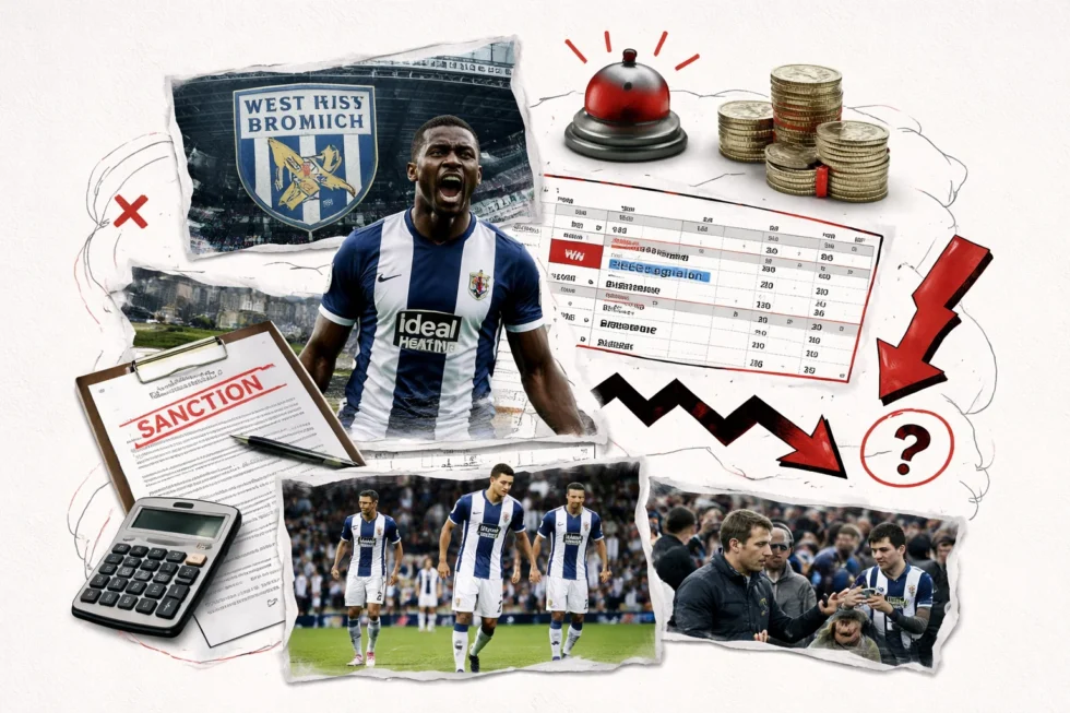 West Brom points deduction risk grows as West Bromwich Albion face possible EFL sanction for financial breach, with points loss potentially deciding Championship relegation outcome