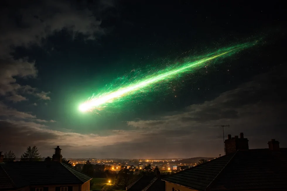 Was the UK green fireball a meteorite? CCTV captures bizarre flashes over Durham in April 2026