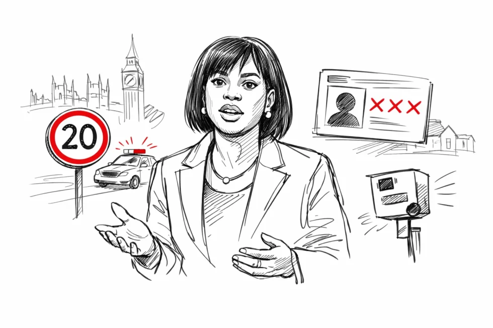 Kemi Badenoch calls for a rethink of 20mph speeding penalties in the UK, arguing minor breaches should not trigger licence points as enforcement and fairness concerns grow nationwide.