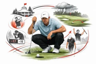 Scottie Scheffler Masters complaint highlights Augusta course conditions after losing to Rory McIlroy by one shot in 2026, with focus on Friday greens, weather shifts and missed chances