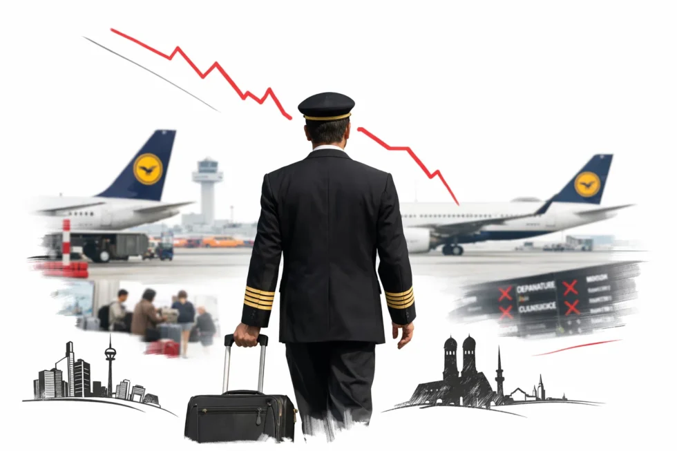 Lufthansa pilots strike again 16–17 April as disruption spreads across Frankfurt and Munich hubs