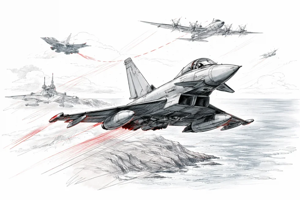 RAF jets scrambled from Lossiemouth on 14 April 2026 after a suspected Russian military aircraft approached near Shetland, remaining in international airspace during a NATO monitoring mission.