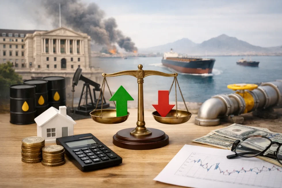 Bank of England interest rates outlook shifts in 2026 as Iran conflict risks drive inflation uncertainty, with MPC decisions now tied to energy markets, Strait of Hormuz stability and global supply shocks