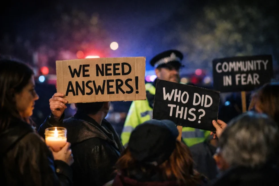Epsom protest today intensifies as residents demand suspect descriptions after a church attack in Surrey. Police continue investigation, review CCTV and face growing public pressure.