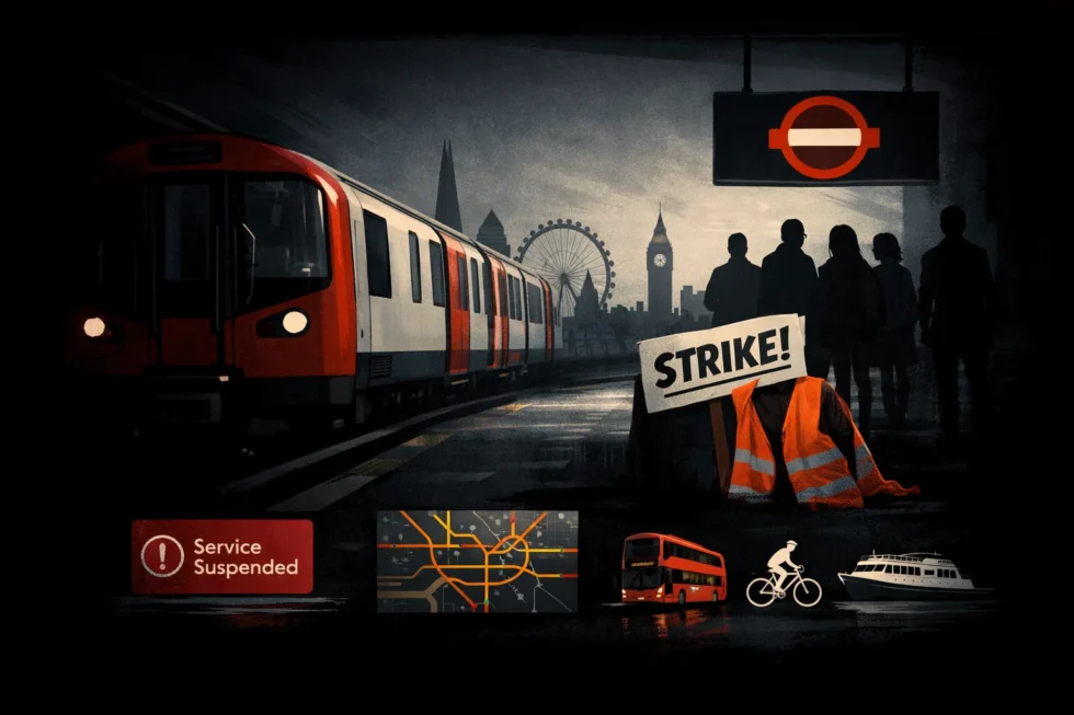 Tube strikes 2026 hit London Underground with April walkouts. Full TfL tube strikes schedule, disruption impact, affected lines, alternative routes and travel advice for commuters.