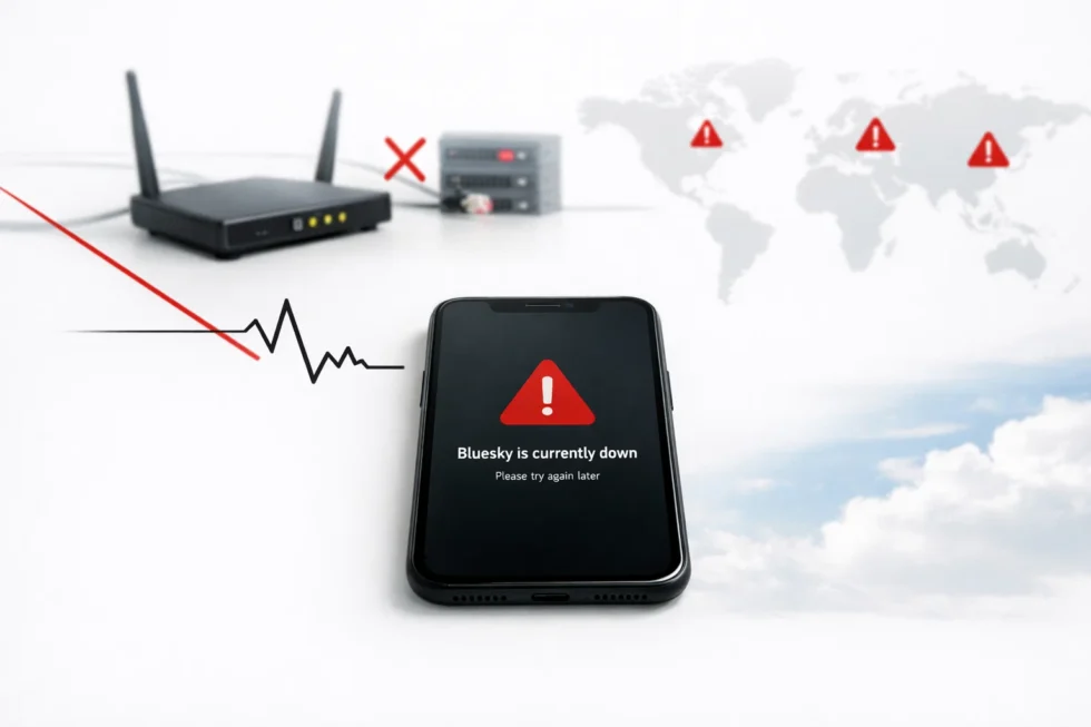 Bluesky down right now on 16 April 2026? Users report Home and Explore feeds not loading across US, UK and Europe as outages linked to upstream provider issues continue
