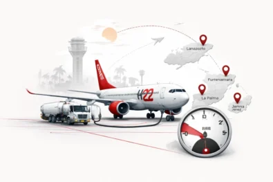 Jet2 fuel shortage searches surge after the airline warned of delays to Lanzarote, Fuerteventura, La Palma and Jerez as Spain&rsquo;s SAERCO ATC strike disrupts flight timings.