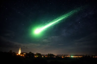 Green fireballs lit up UK skies as bright meteors streaked from Corby to Lindisfarne, with over 200 reports. Experts confirm high-speed space debris and explain the rare green glow.