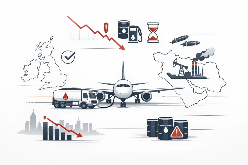 Jet2 fuel shortage concerns grow as UK says no supply issues, airlines confirm stable jet fuel access while Europe faces six-week warning and global energy markets react to Middle East tensions