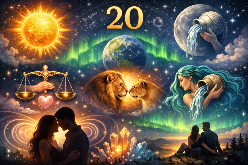 horoscope today 20 april uk highlights aquarius moon focus on relationships, love and communication as libra leo and aquarius face key emotional clarity under stable geomagnetic conditions
