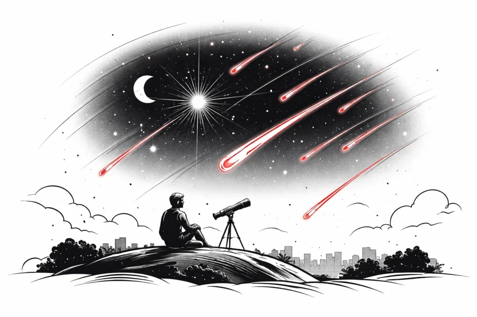 Lyrid meteor shower 2026 peaks April 21–22 with up to 20 meteors per hour. Learn when to watch, best viewing times in Europe, and how to see shooting stars even from a city.