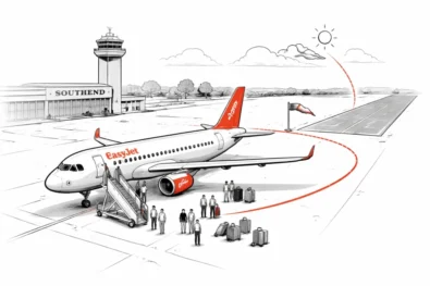 London Southend Airport EasyJet weight limit explained: why a M&aacute;laga flight was too heavy for take-off and how runway length, wind and aircraft performance forced passengers off.