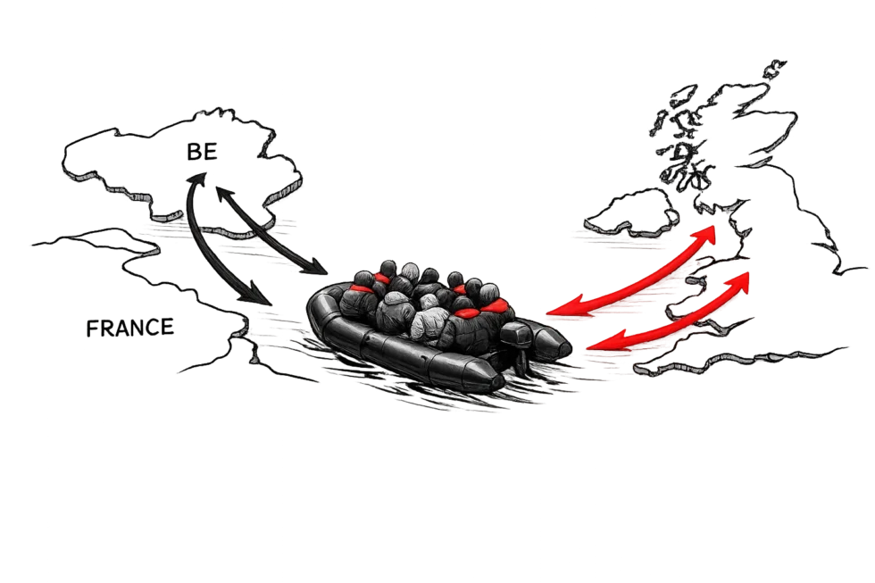 Belgium to UK migrant boats routes surge via France