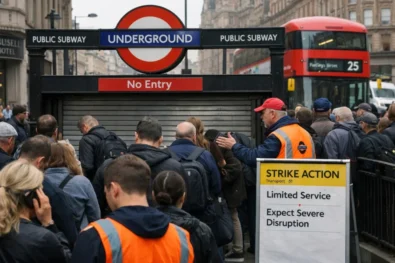 Tube strike today London 21 April 2026: exact timings, closures, affected lines and how to travel using Elizabeth line, Overground and buses during TFL strikes April 2026