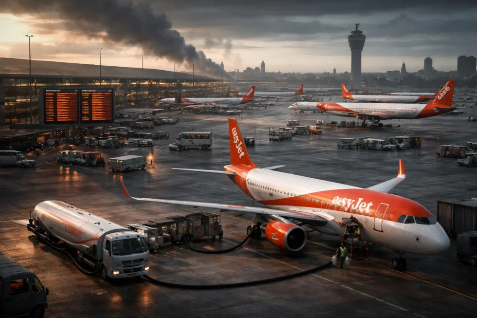 Europe jet fuel crisis 2026: EasyJet warns of flight disruption risk within weeks as Iran conflict drives fuel pressure, rising fares and potential cancellations across EU travel