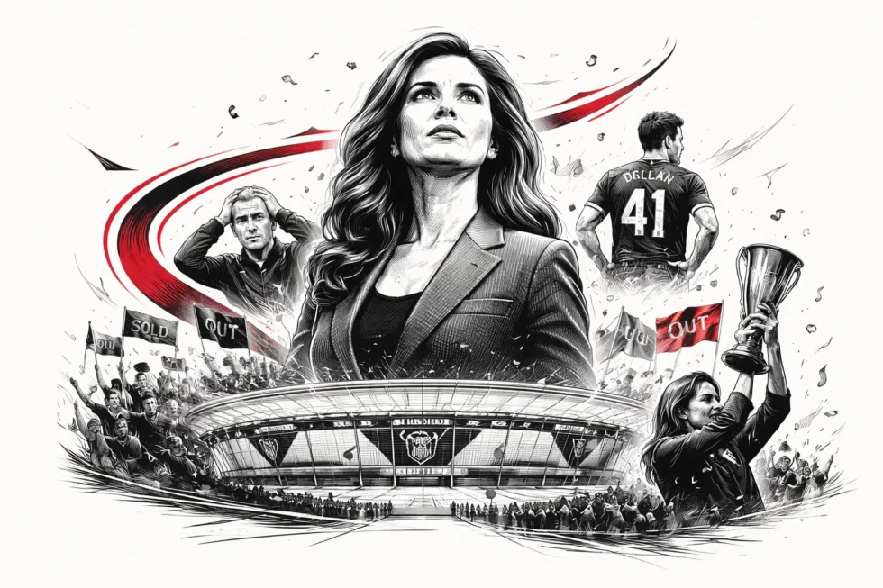 Karren Brady steps down as West Ham vice-chair after 16 years amid relegation pressure, ending tenure marked by London Stadium move, fan criticism and European success