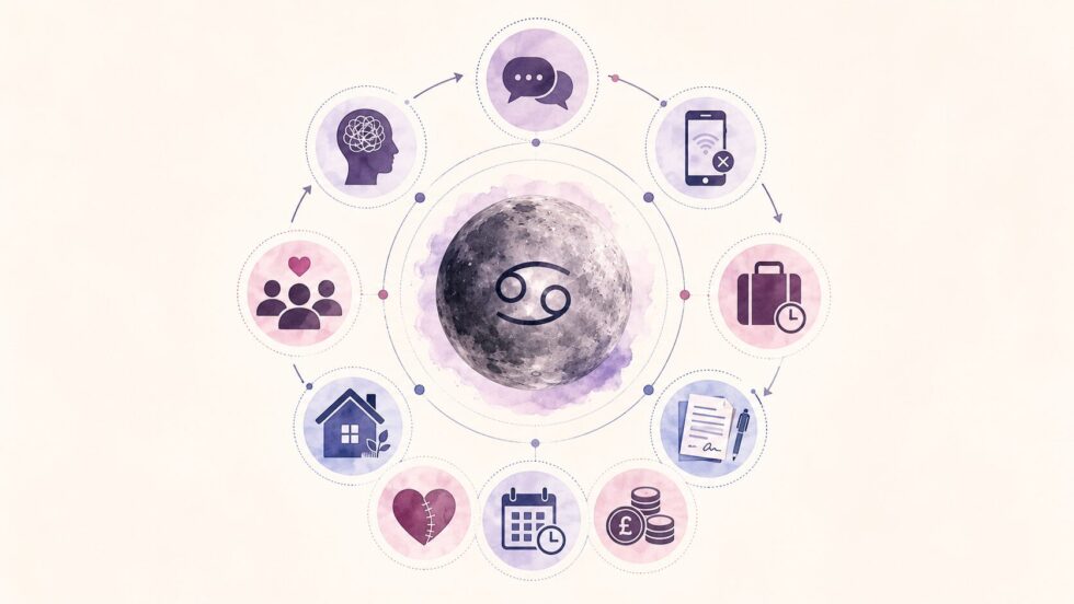Mercury retrograde June 2026 (29 June–23 July in Cancer) shakes up love, travel, money & daily life across the UK and London. Get the exact dates, shadow periods and expert survival tips before it begins.