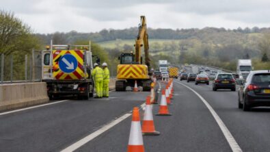M25 closures today 4 May 2026: emergency barrier repairs between J3 and J4 cleared this morning, two of three lanes affected overnight, full London diversions and live M25 traffic updates here.