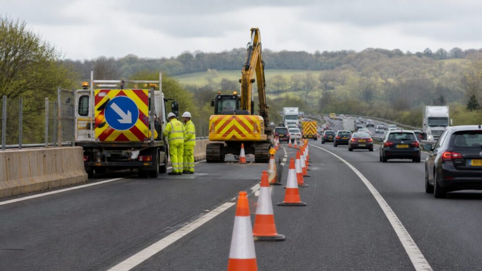 M25 closures today 4 May 2026: emergency barrier repairs between J3 and J4 cleared this morning, two of three lanes affected overnight, full London diversions and live M25 traffic updates here.