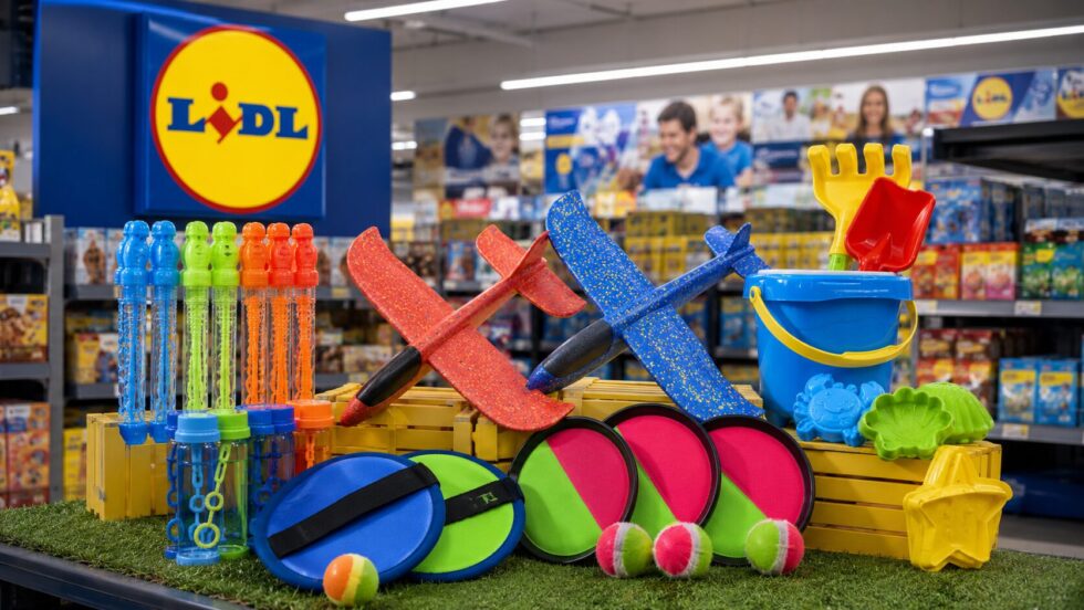 Lidl toys sale UK 2026 launches from 17 May with bubble toys, balance beams, gliders and beach toys from £1.49 ahead of the May half-term holiday.